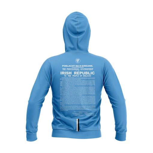 Insignia And Irish Harp Emblem 1916 Commemoration Hoodie - Image 2