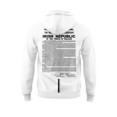 Alternative view of Insignia And Irish Harp Emblem 1916 Commemoration Hoodie