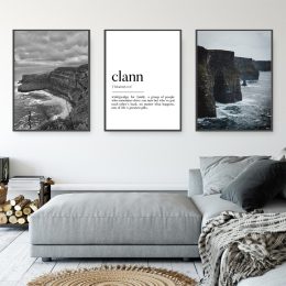 Cliffs of Moher & Clann Wall Art Set