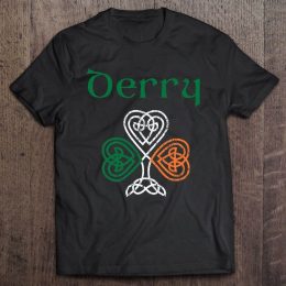 Derry Shamrock T Shirt