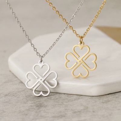 Alternative view of Four-Leaf Clover Necklace