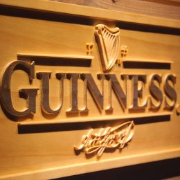 Guinness 3D Wooden Sign