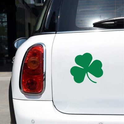 Alternative view of Leaf Clover Vinyl Wall Sticker Home Room Decoration