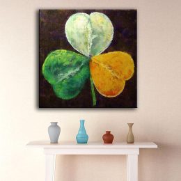 Tricolor Painting Of The Shamrock