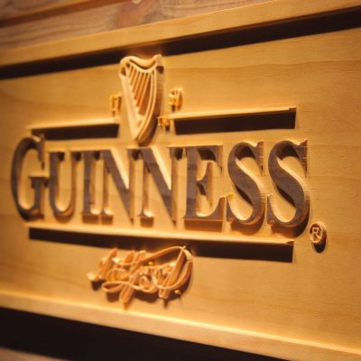 Alternative view of Guinness 3D Wooden Sign