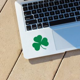 Leaf Clover Vinyl Wall Sticker Home Room Decoration