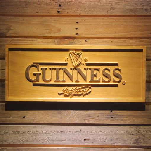 Guinness 3D Wooden Sign - Image 5