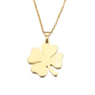 Alternative view of Four Leaf Clover Necklace