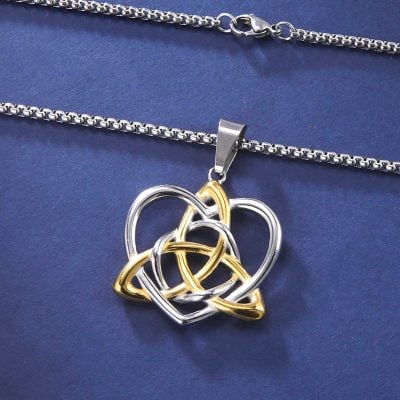 Triquetra Heart Necklace
