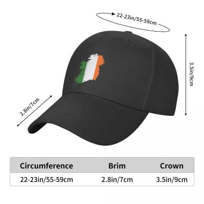 Ireland Flag Map Baseball Cap Ireland Flag Map Baseball Cap