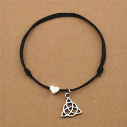 Celtic Knot & Heart Bracelet