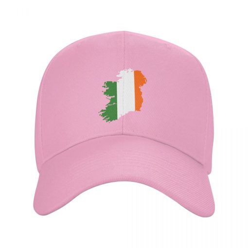 Ireland Flag Map Baseball Cap - Image 2