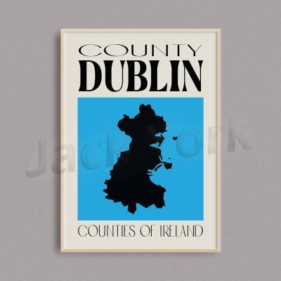 Counties of Ireland Wall Art Set