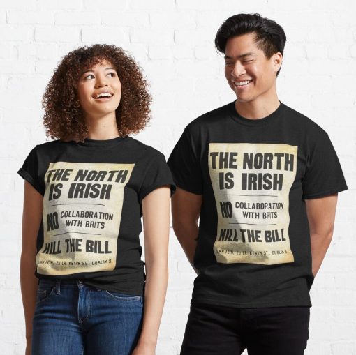 Vintage Poster The North Is Irsh T-Shirt - Image 2
