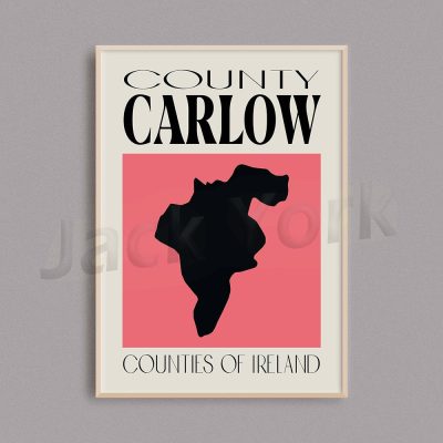 Counties of Ireland Wall Art Set