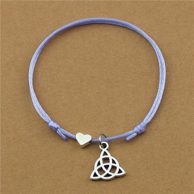 Alternative view of Celtic Knot & Heart Bracelet