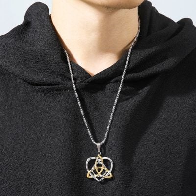Triquetra Heart Necklace