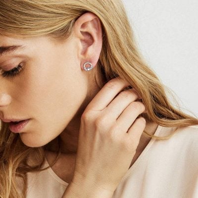 Alternative view of Celtic Claddagh Earrings