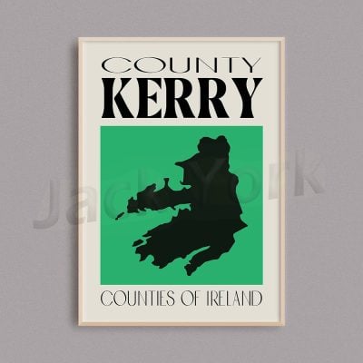 Counties of Ireland Wall Art Set