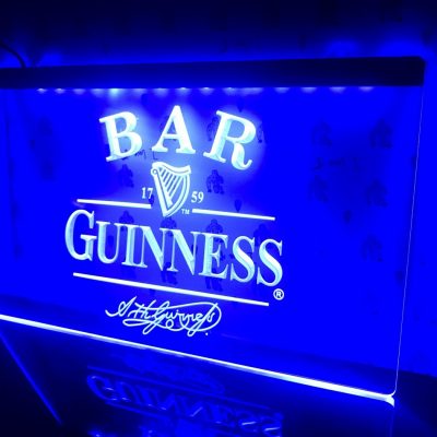 Alternative view of Guinness LED Neon Light Sign
