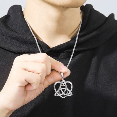 Triquetra Heart Necklace