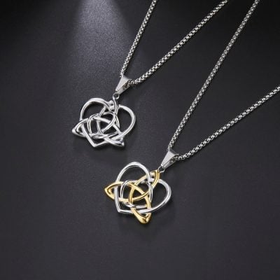 Triquetra Heart Necklace
