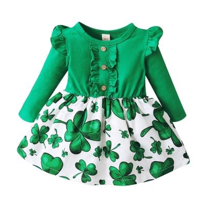 Alternative view of Long Sleeve Toddler Ruffle Outfit
