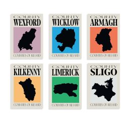Counties of Ireland Wall Art Set
