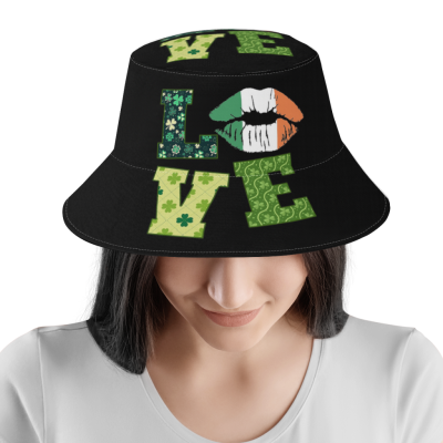 Love Ireland Flag Bucket Hat Love Ireland Flag Bucket Hat