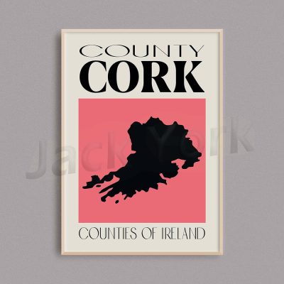 Counties of Ireland Wall Art Set