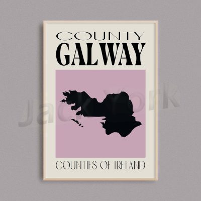 Counties of Ireland Wall Art Set