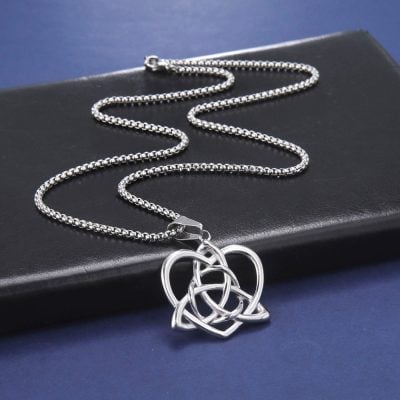 Triquetra Heart Necklace