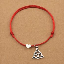 Celtic Knot & Heart Bracelet