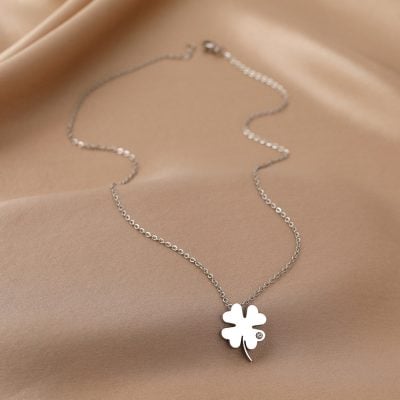 Alternative view of Four Leaf Clover Necklace