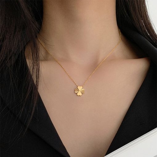 Four Leaf Clover Necklace - Image 3