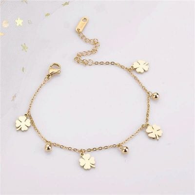 Four-leaf Clover Bracelet