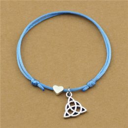 Celtic Knot & Heart Bracelet
