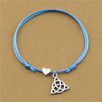 Celtic Knot & Heart Bracelet