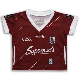 Galway GAA Baby 2023 2 Stripe Home Jersey