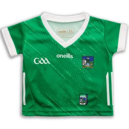 Limerick GAA 2023 Baby 2 Stripe Home Jersey