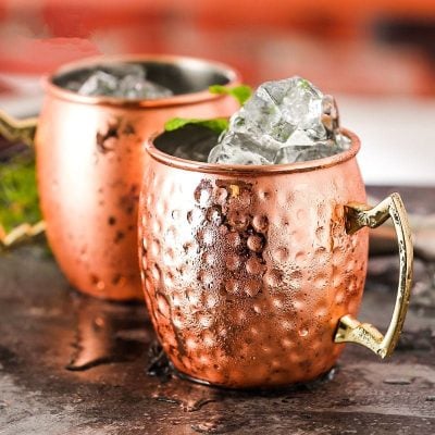 8 x 550ml Moscow Mule Copper Mugs