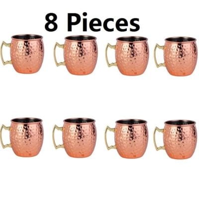 8 x 550ml Moscow Mule Copper Mugs 8 x 550ml Moscow Mule Copper Mugs