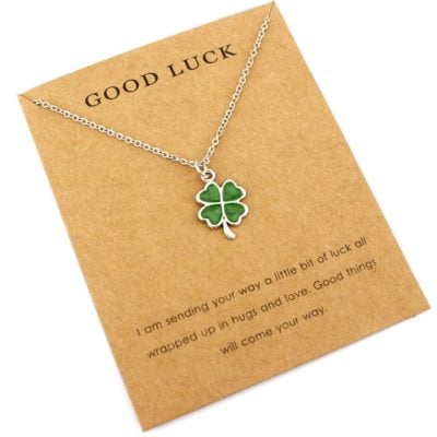 Alternative view of Lucky Four-leaf Clover Necklaces