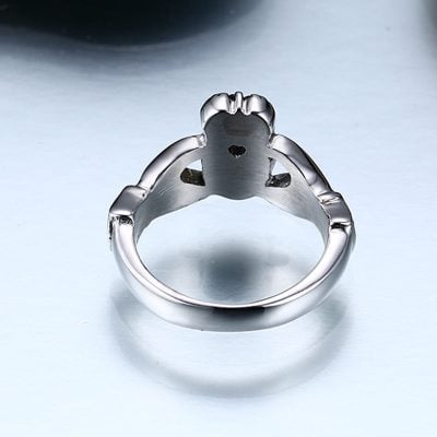 Alternative view of Claddagh Ring Stainless Steel