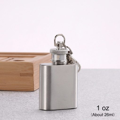 Stainless Steel Whisky Hip Flasks - Image 2