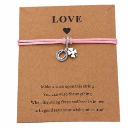 Four-leaf Clover & Horse Shoe Bracelet