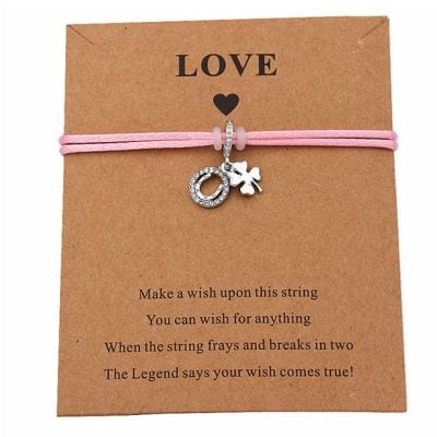 Four-leaf Clover & Horse Shoe Bracelet Four-leaf Clover & Horse Shoe Bracelet