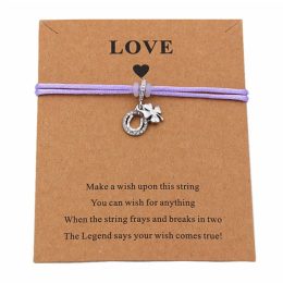 Four-leaf Clover & Horse Shoe Bracelet