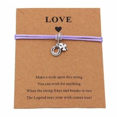 Four-leaf Clover & Horse Shoe Bracelet Four-leaf Clover & Horse Shoe Bracelet