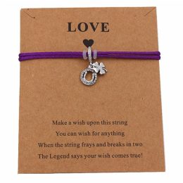 Four-leaf Clover & Horse Shoe Bracelet